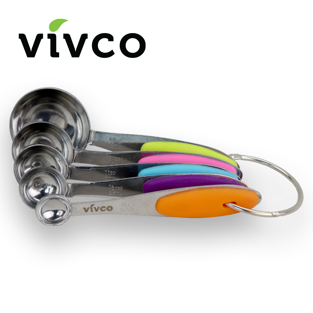 Vivco Measuring Cups & Spoon Set 13 Pieces Magnetic Measurment Chart